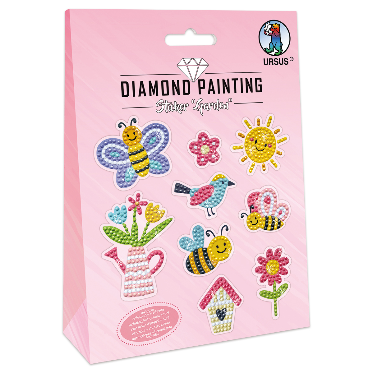 Diamond Painting-Set Sticker Garden
