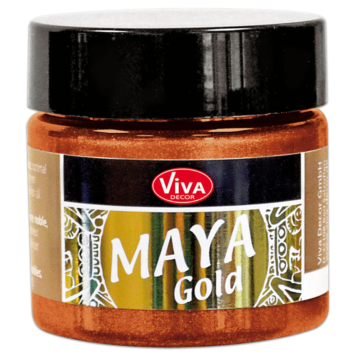 Maya-Gold Dekorfarbe flüssig 45ml orange-gold