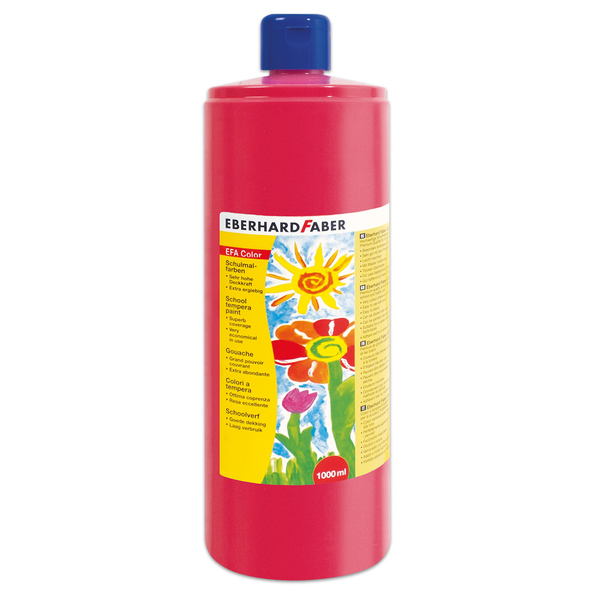 Color-Schulmalfarbe 1.000ml geraniumrot