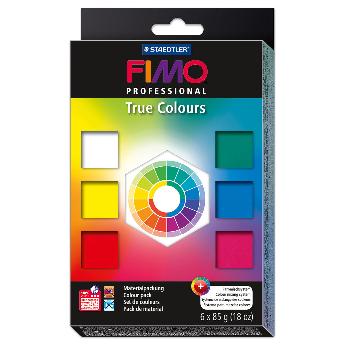 FIMO professional Set Basic Colors 6 St./Farben à 85g