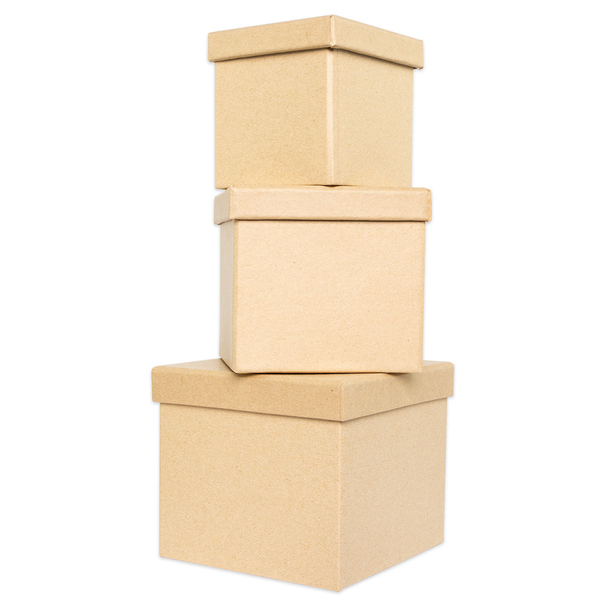 Pappschachteln Quader 3er-Set