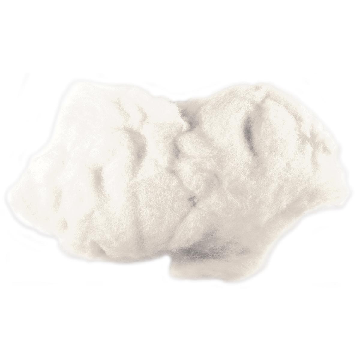 52411600 Krempelwolle max. 26mic 100g naturweiß