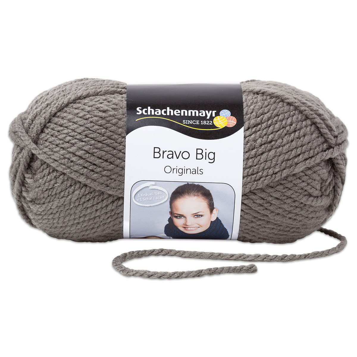 Wolle Bravo Big classic 200g graphit