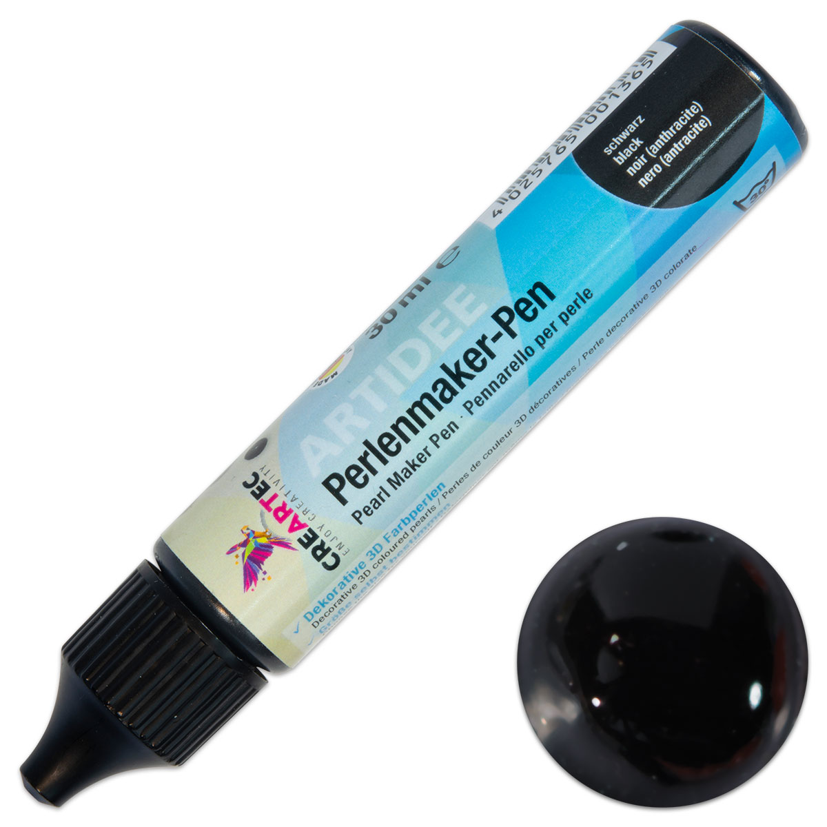 Perlenmaker-Pen 30ml Effekt schwarz
