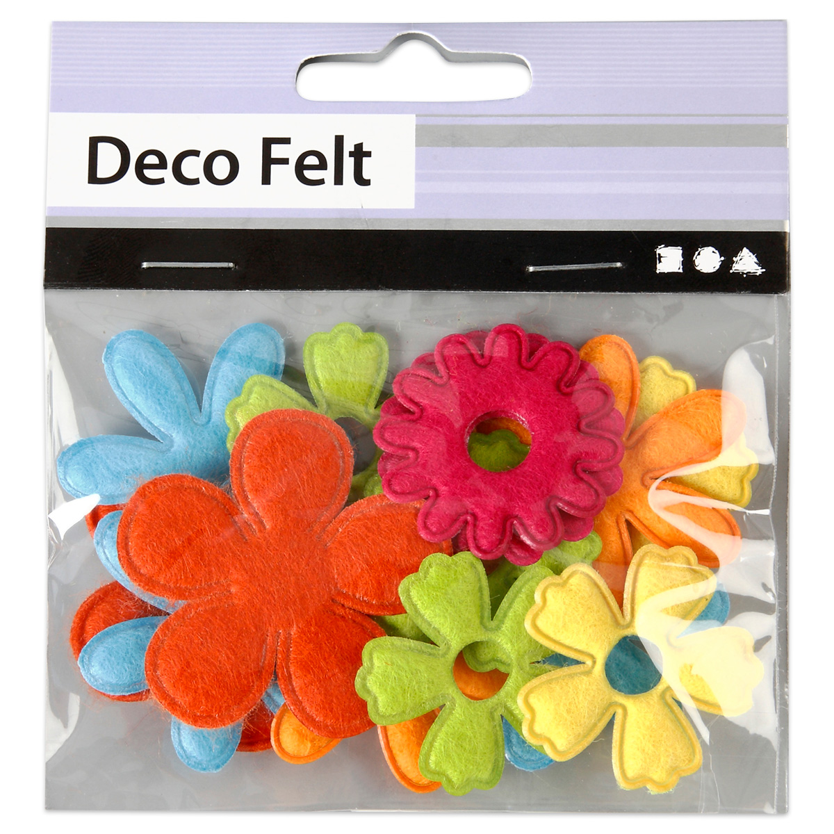50350731_2 Filz-Blumen bis ca. 35x45x1,2mm 16 St. bunt