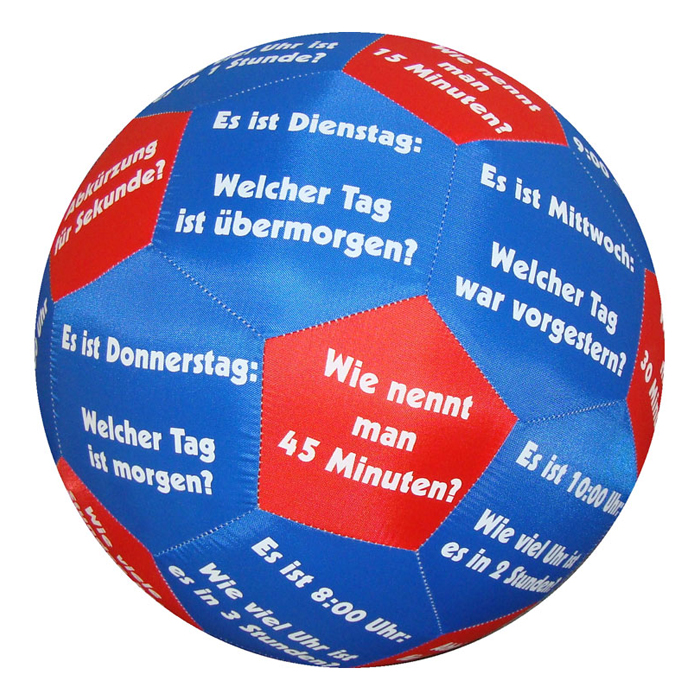 53909011k0l3ON46W59Mx Lernspielball Ø 35cm Uhrzeiten