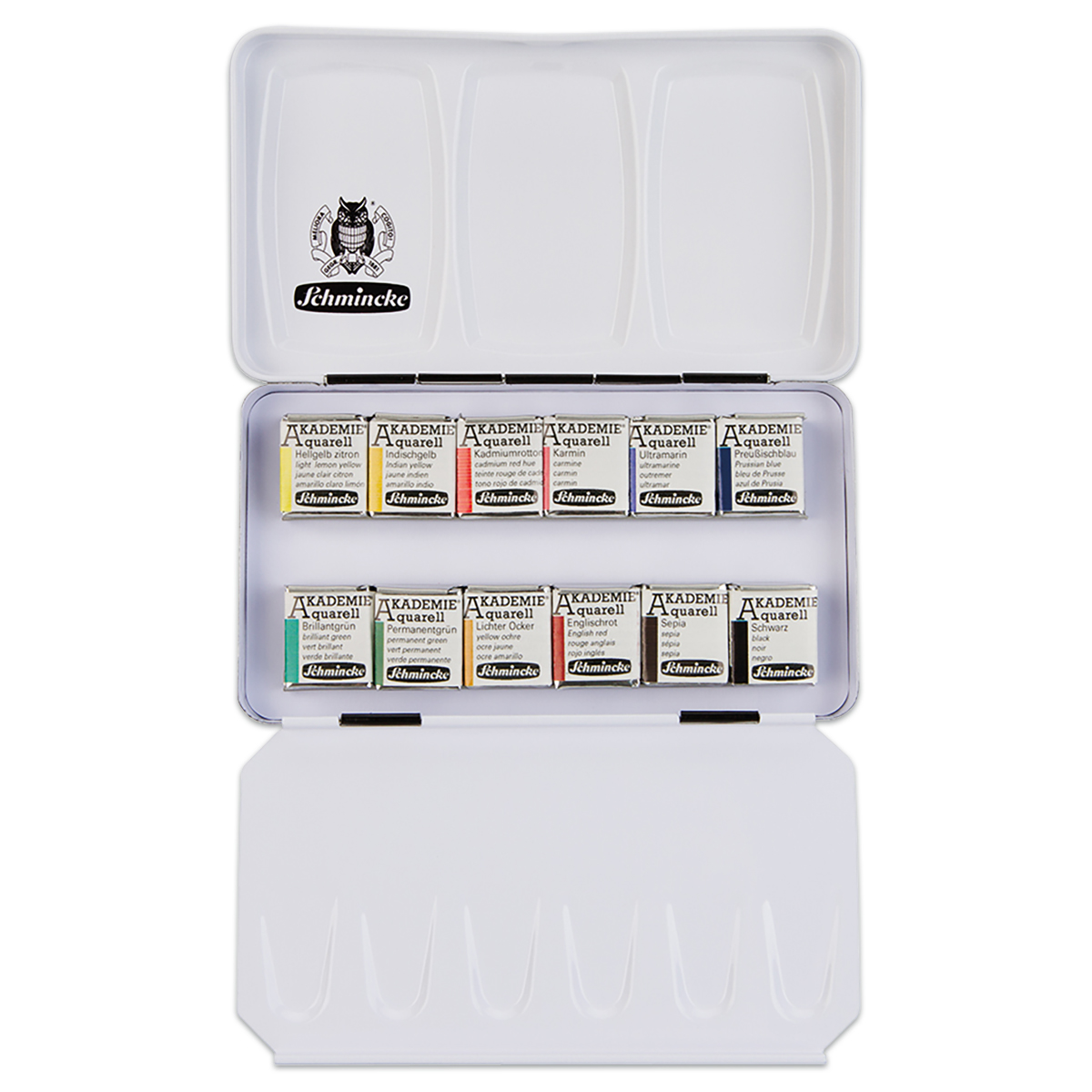 5787511270HCw4kwgz7Ny Aquarell-Metallkasten 12 Farbtöne