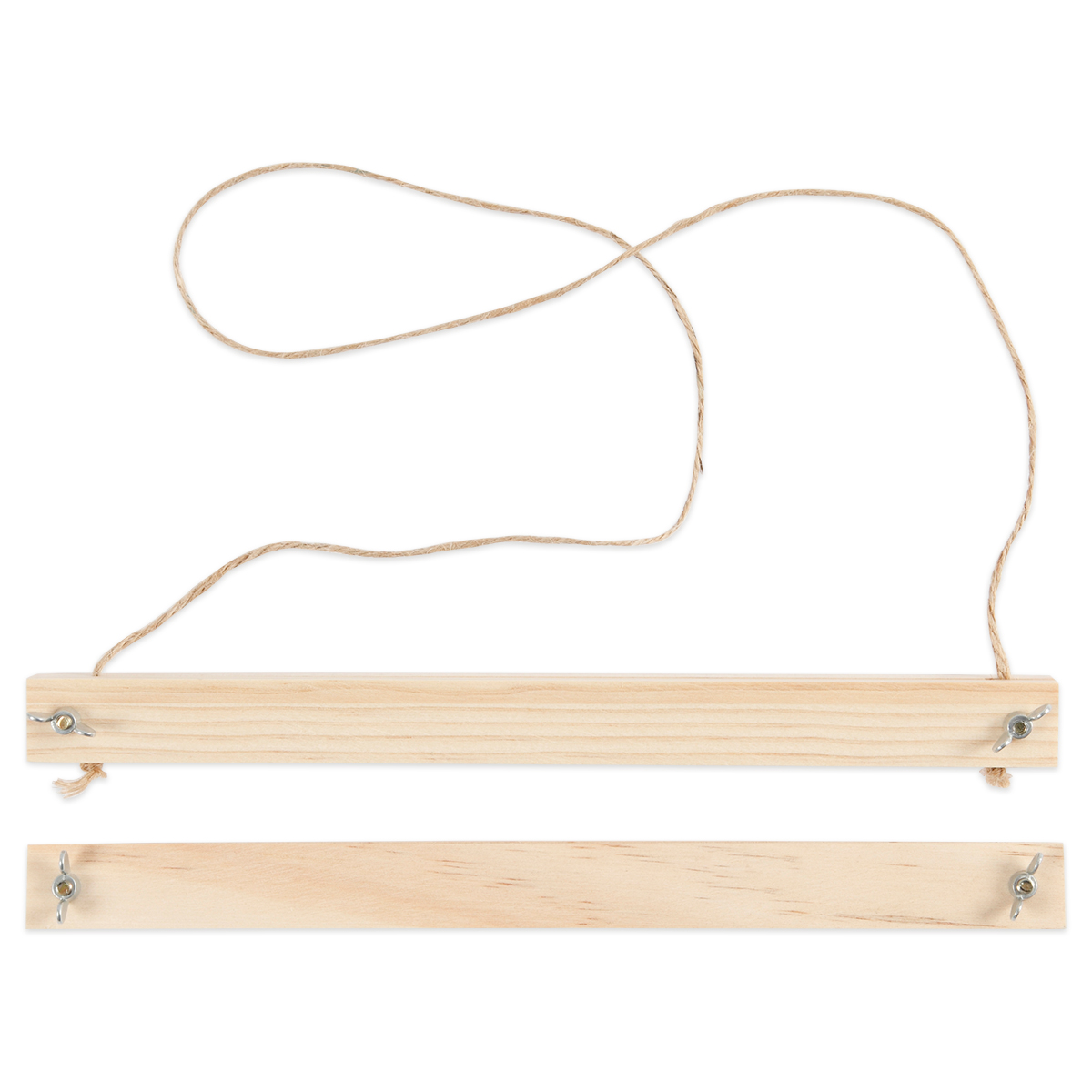 Bilderleisten Set DIN A4 Holz 25x2x2,2cm natur
