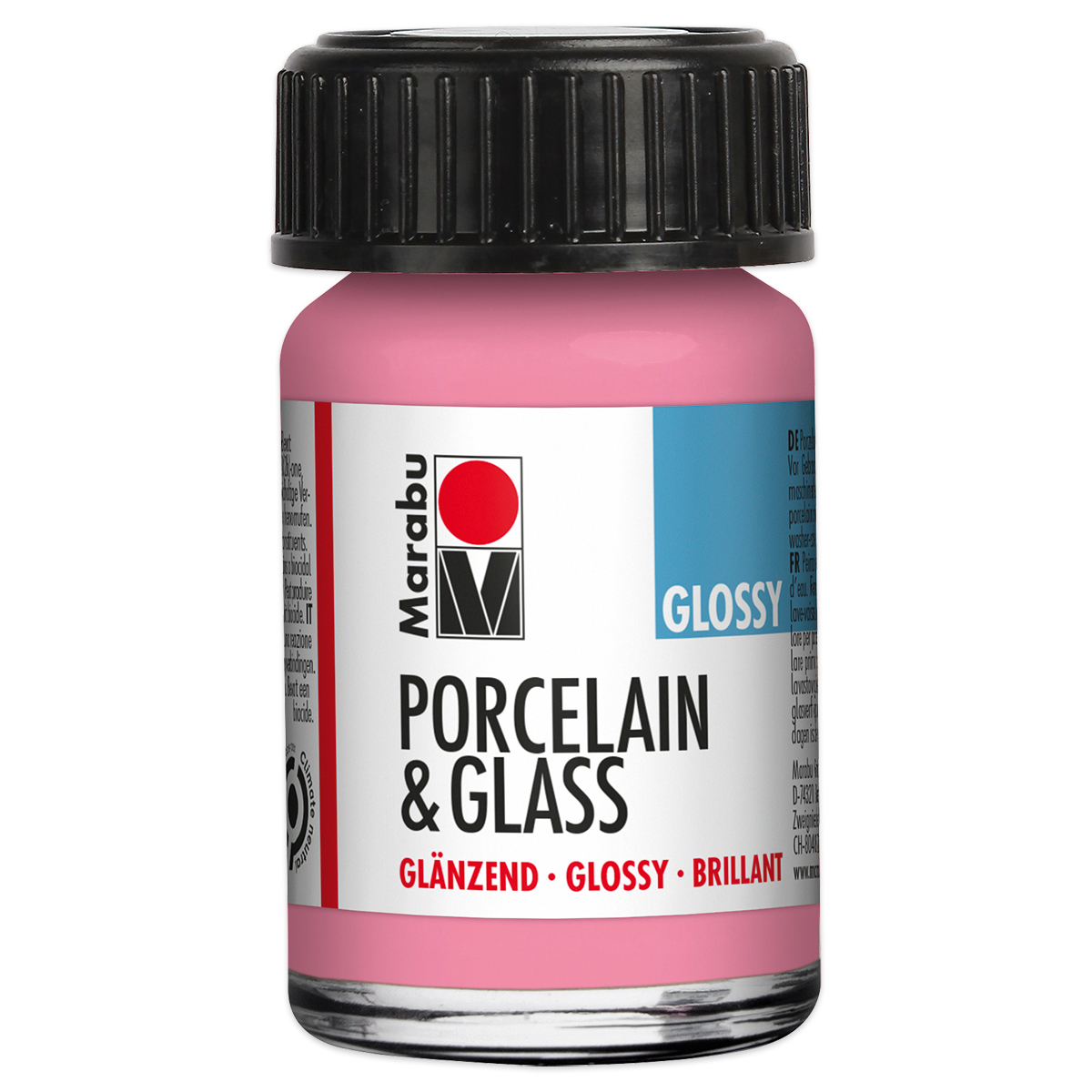 Marabu Porzellan- & Glasmalfarbe 15ml rosa