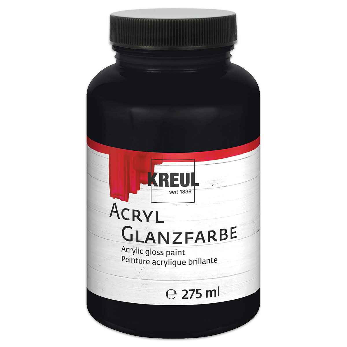 KREUL Acryl-Glanzfarbe 275ml schwarz