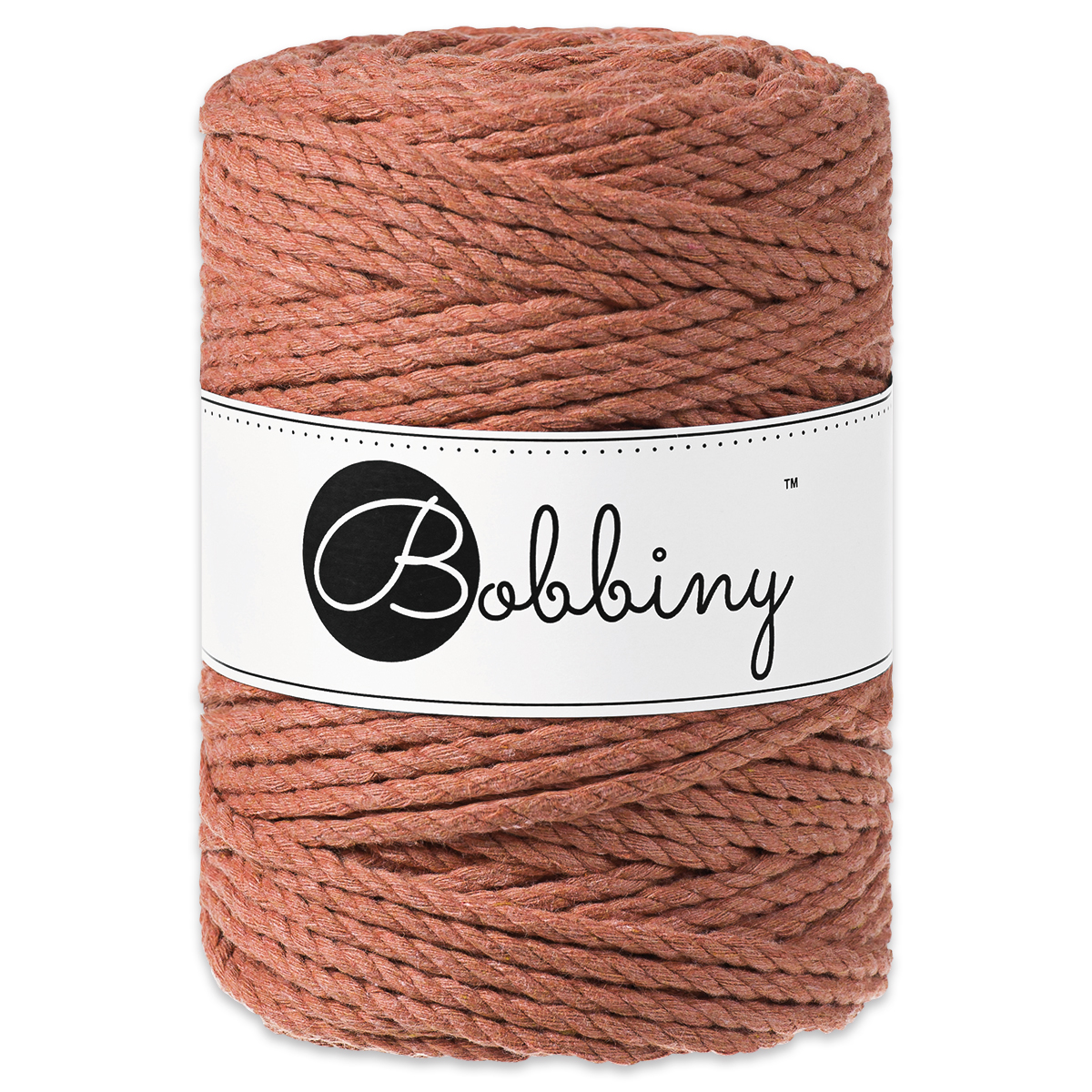 Bobbiny 3PLY Makramee-Kordel Ø 5mm terracotta
