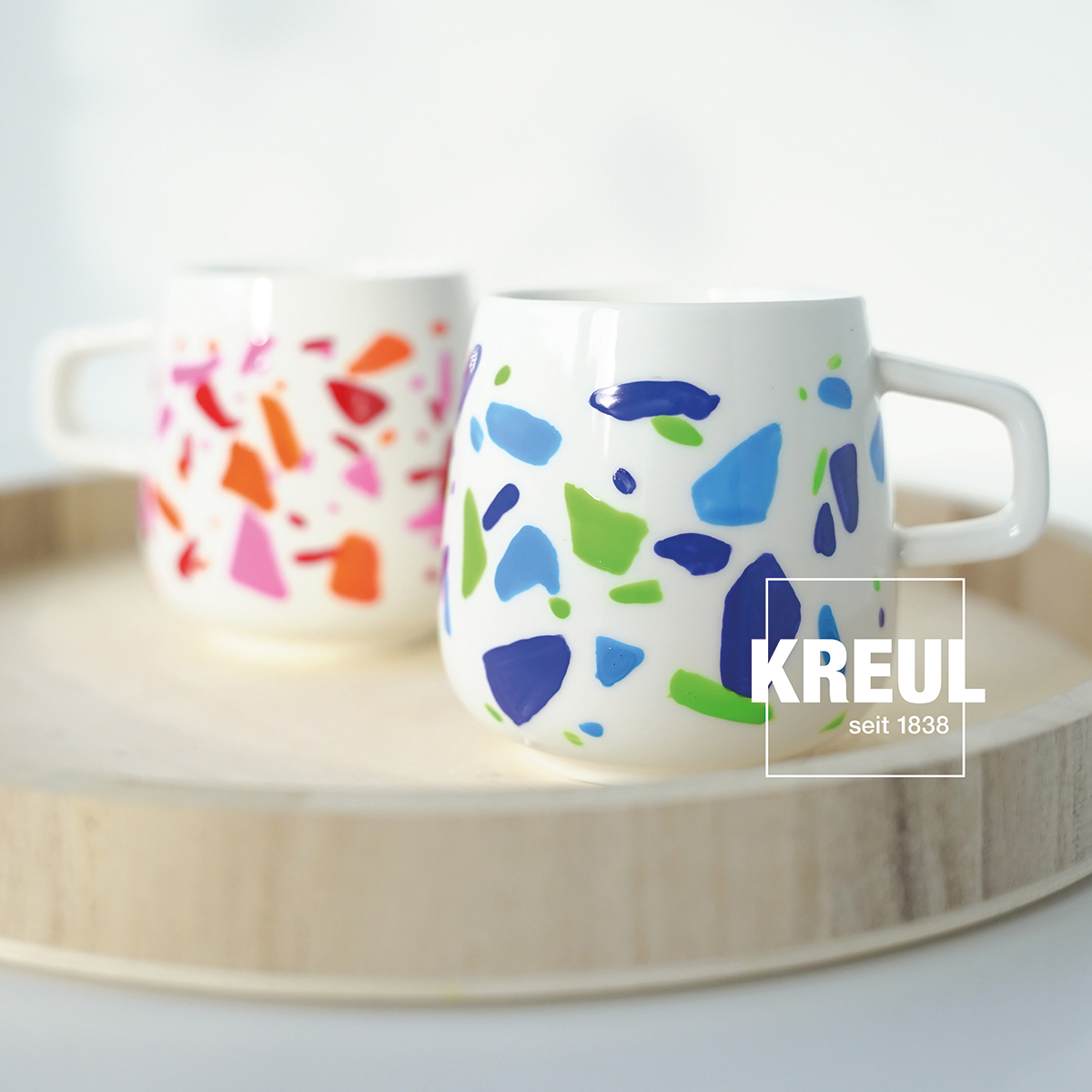 KREUL Glass & Porcelain Classic-Set 6 Farben à 20ml brillant glänzend KREUL Glass & Porcelain Classic-Set 6 Farben à 20ml brillant glänzend
