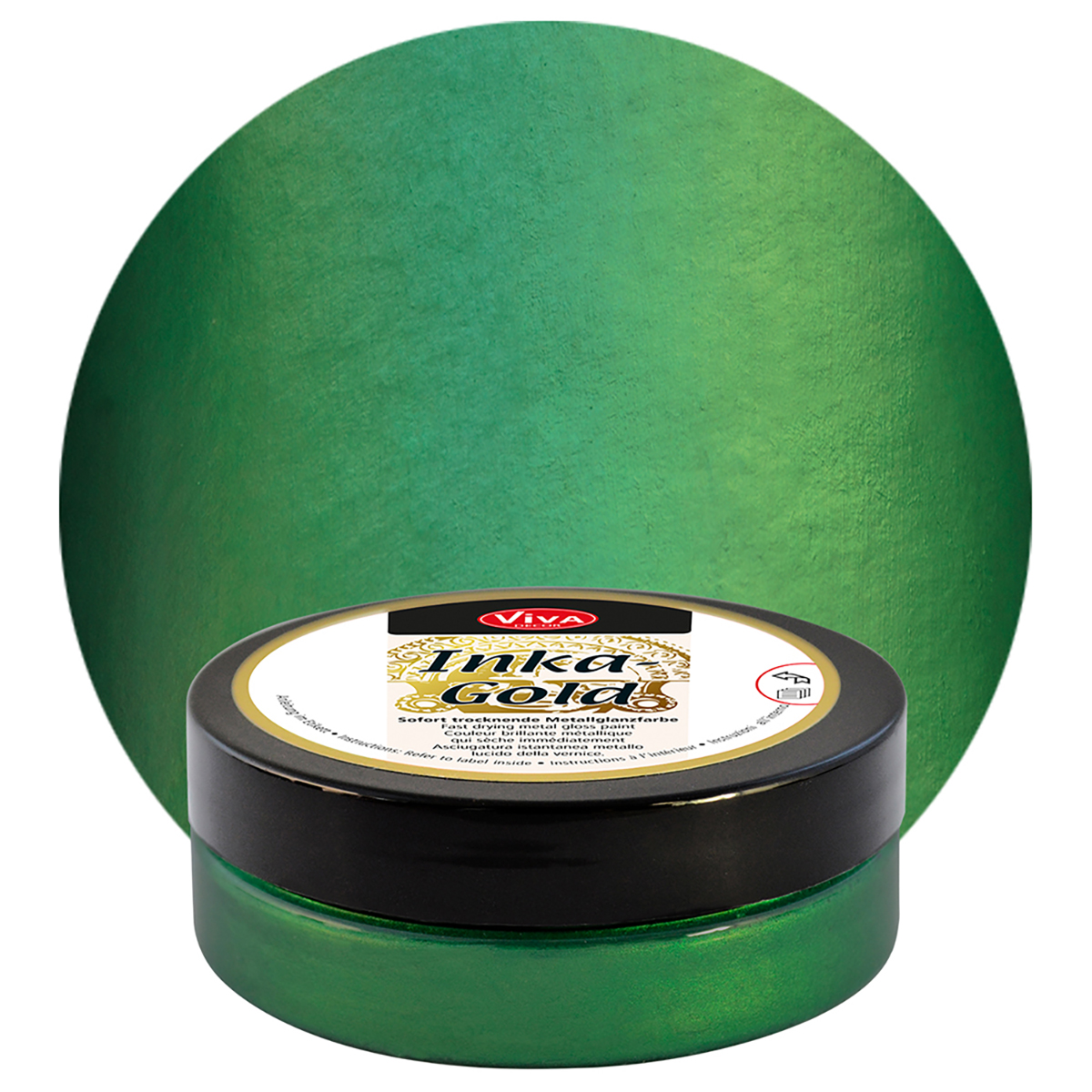 Inka-Gold Dekorfarbe pastös 62,5g smaragd
