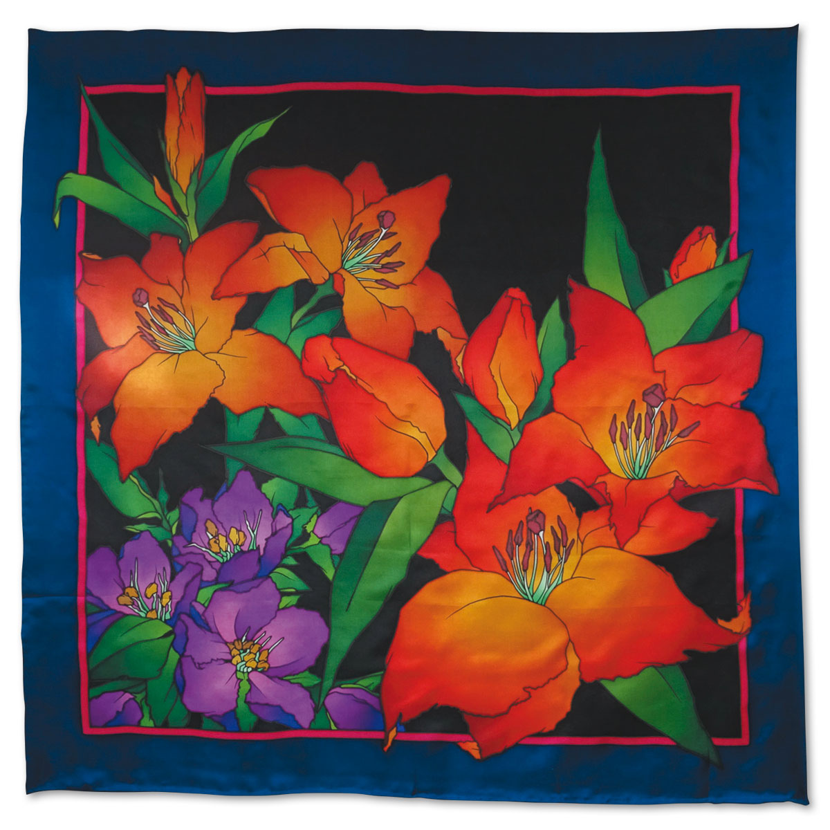 Tuch Gutta schwarz 90x90cm Yelena