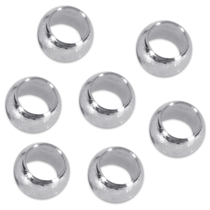 Quetschperlen Edelstahl 1mm 50 St.