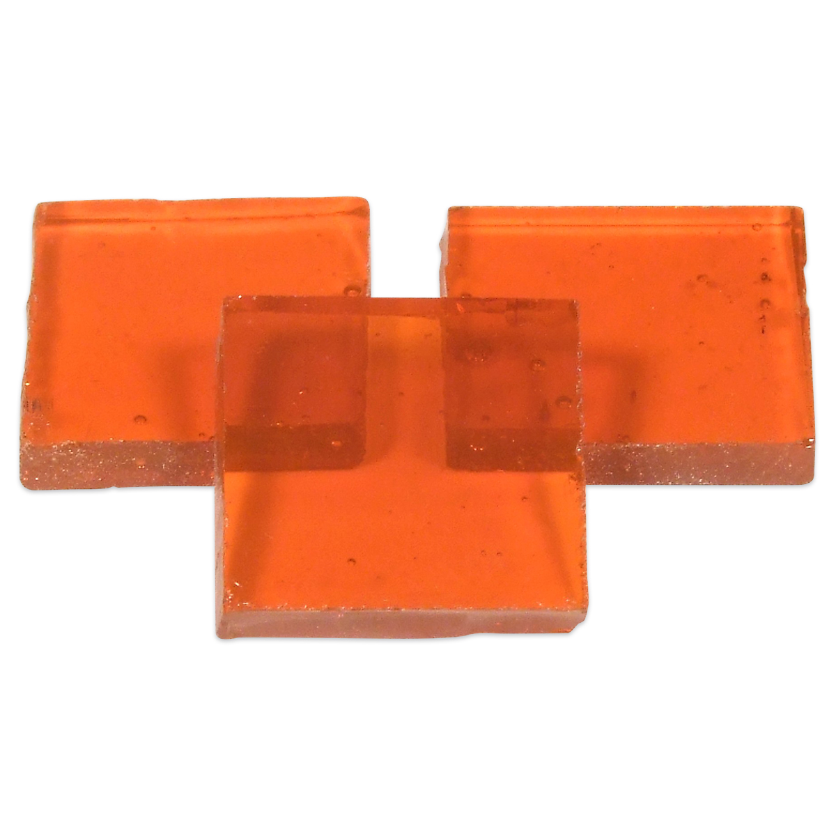 Tiffany-Glasmosaik 10x10x4mm hochtransp. orange Tiffany-Glasmosaik 10x10x4mm hochtransp. orange