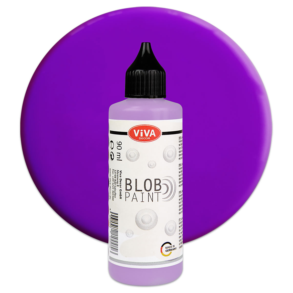 Viva Blob Paint Acrylfarbe 90ml lila