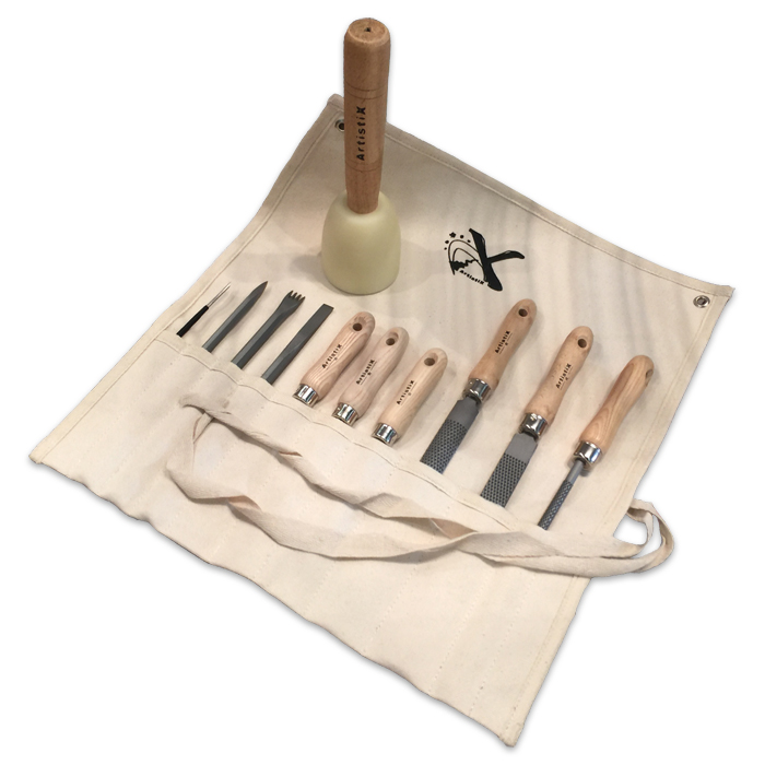 50927585UrEUty01rqrlD Werkzeugset für Speckstein/Alabaster 12er Set
