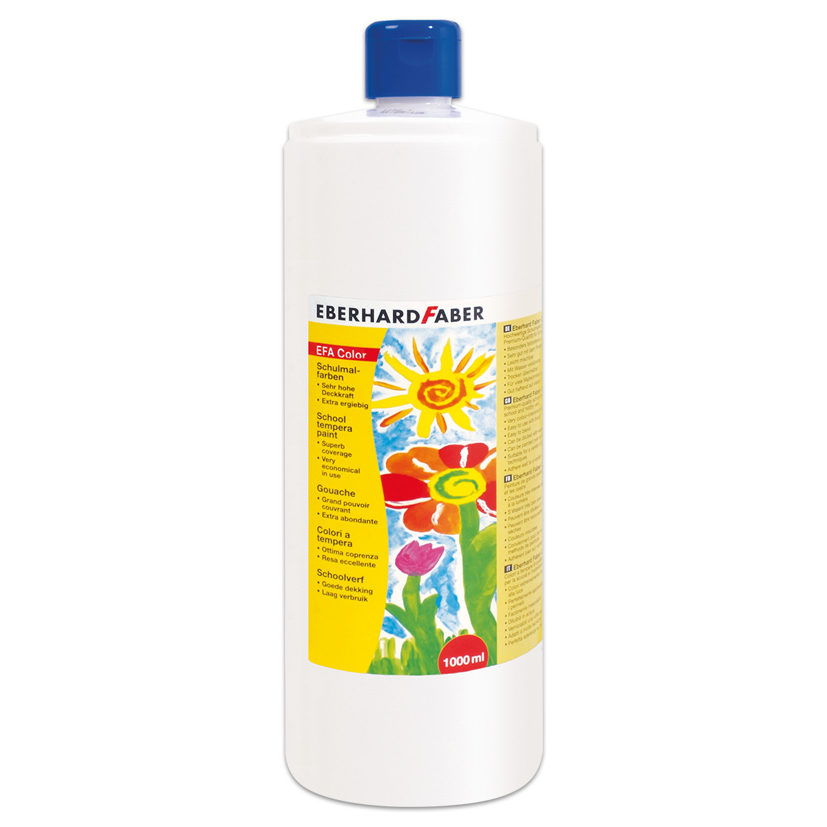 Color-Schulmalfarbe - 1.000ml weiß