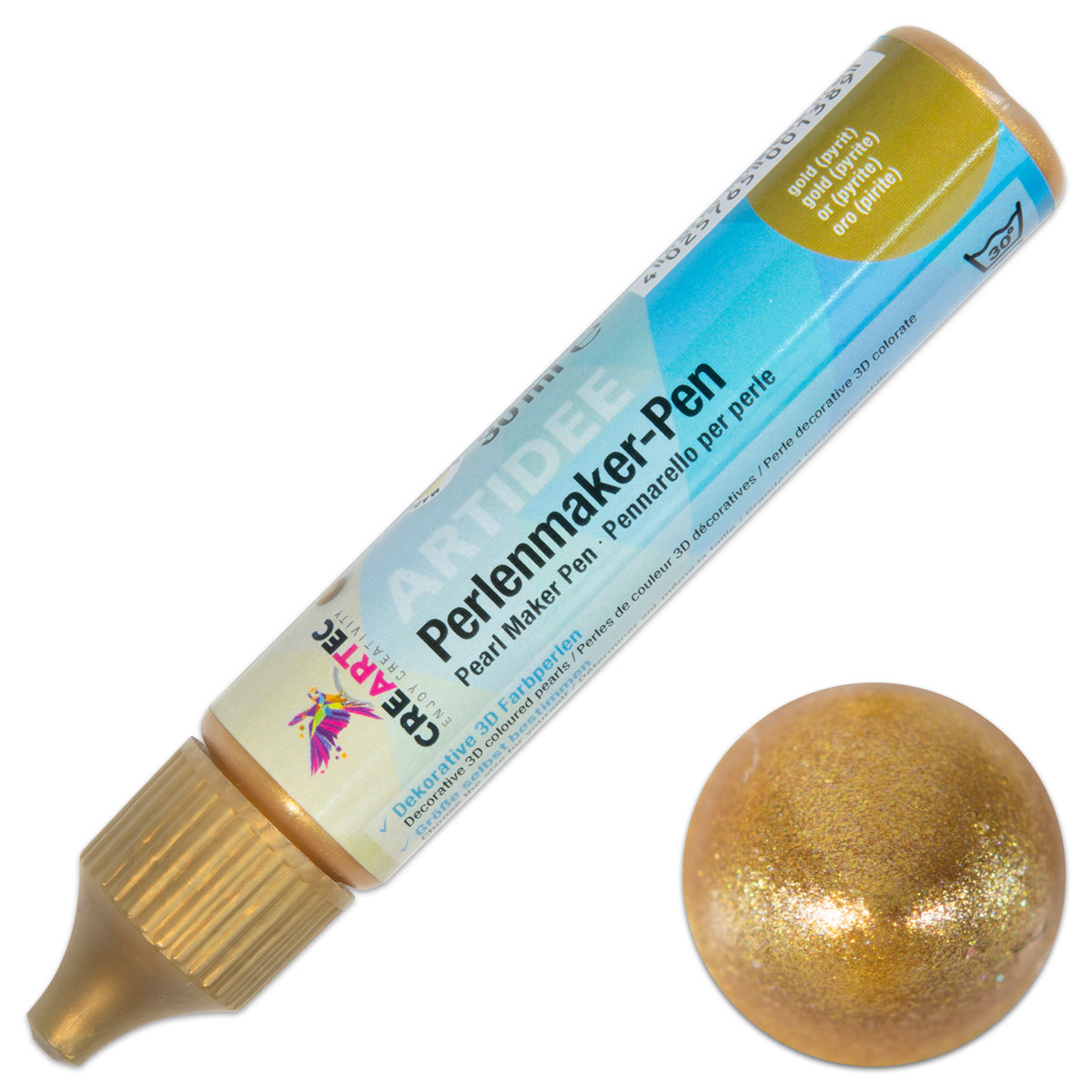 Perlenmaker-Pen 30ml Effekt gold