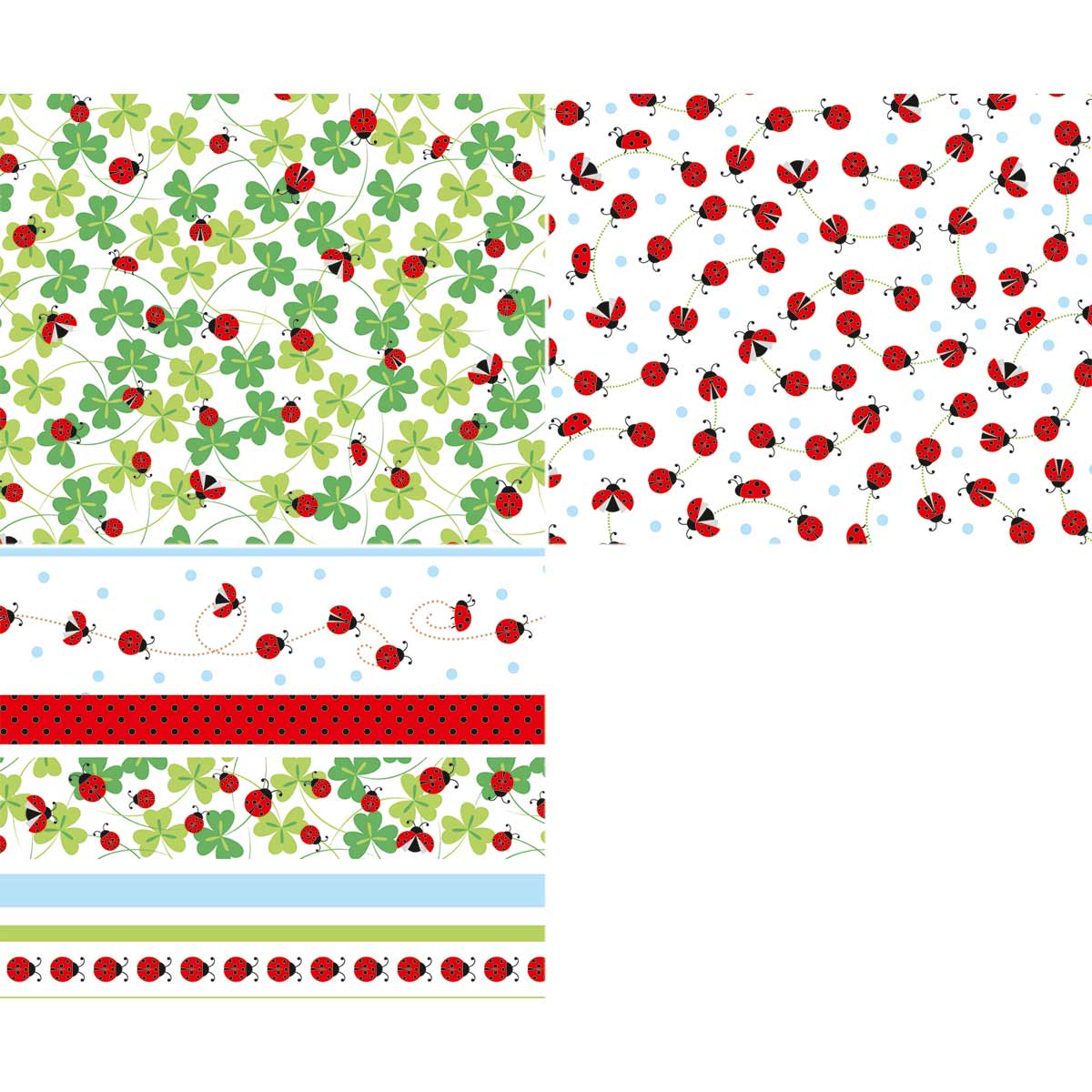 Transparentpapier-Set Glückskäfer