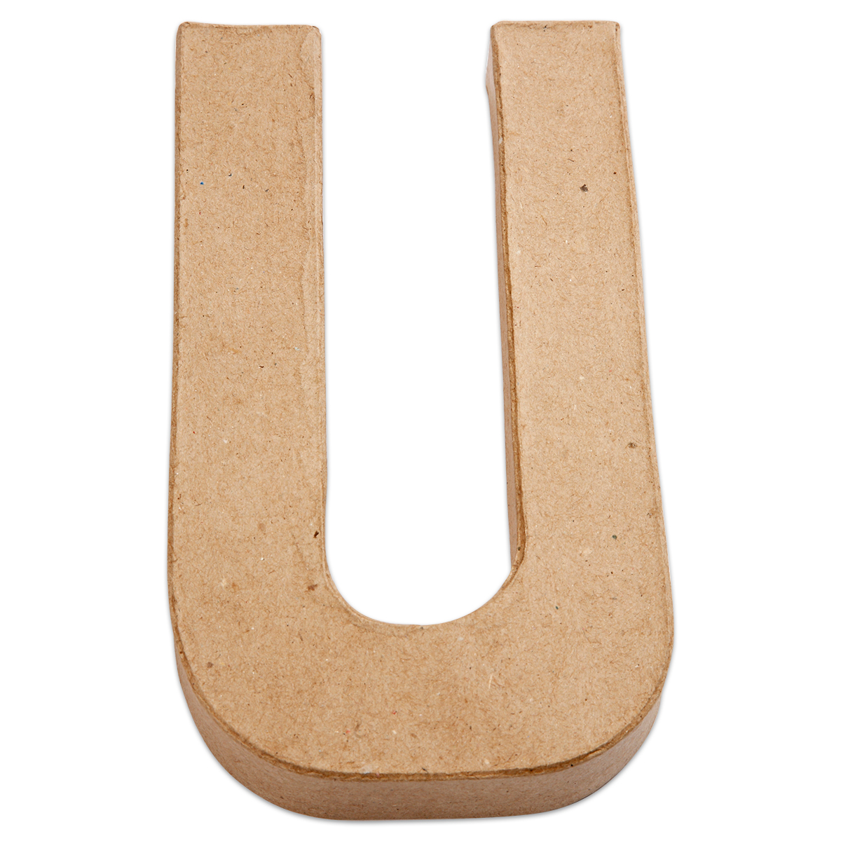 Buchstabe U Pappmaché ca. 200hx115bx25mm