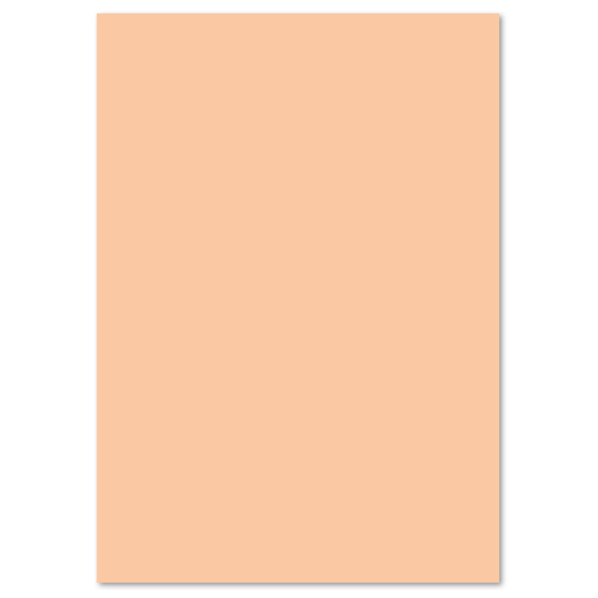 Tonpapier 130g/m² 50x70cm 10 Bl. apricose