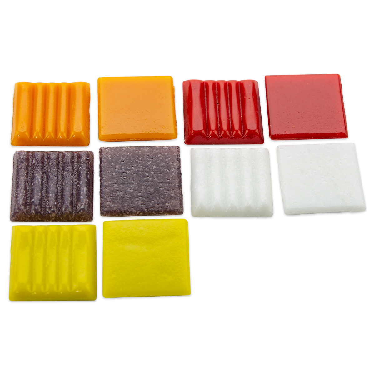 Glasmosaik Joy 10x10x4mm 1kg fire on ice mix Glasmosaik Joy 10x10x4mm 1kg fire on ice mix