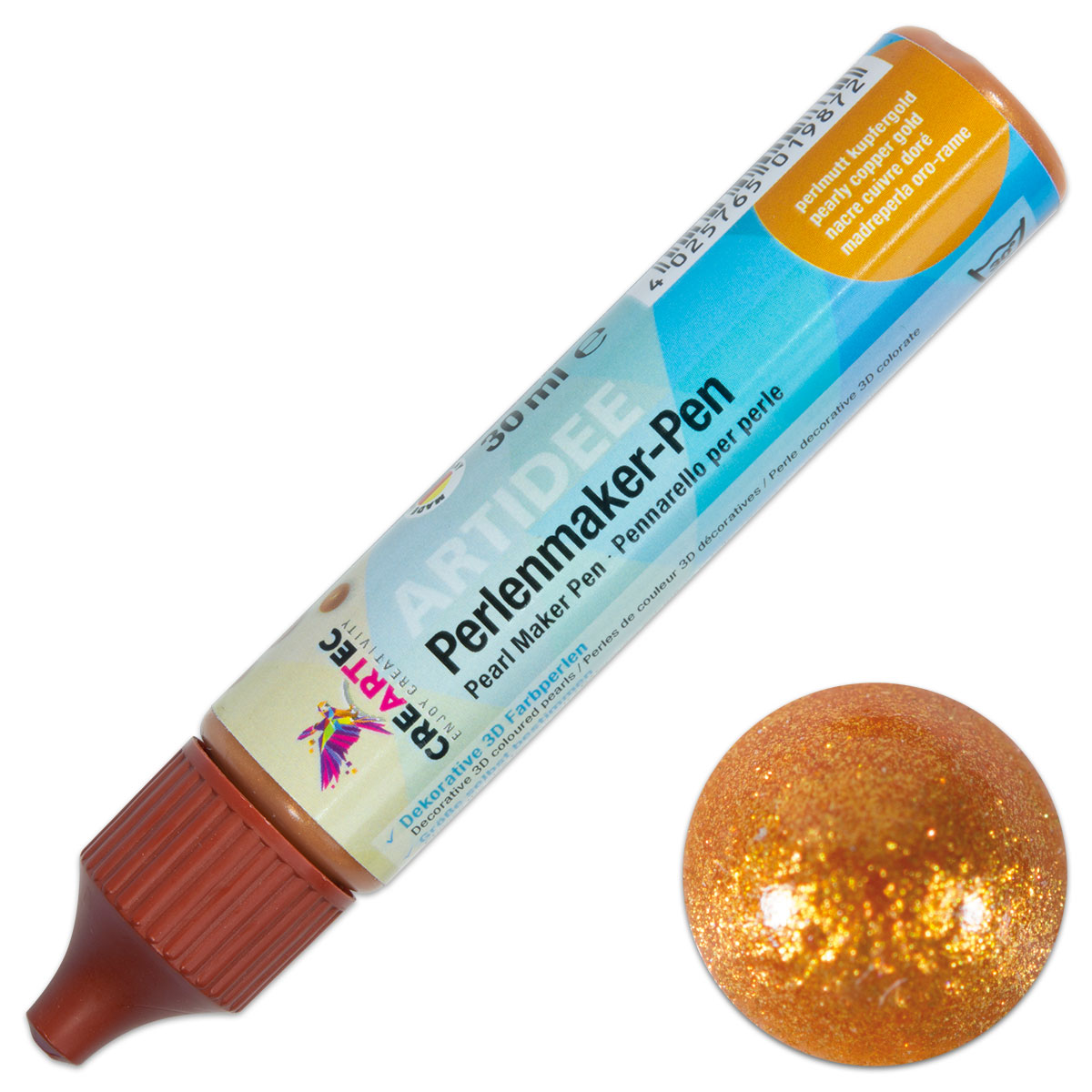 Perlenmaker-Pen 30ml perlmutt kupfergold