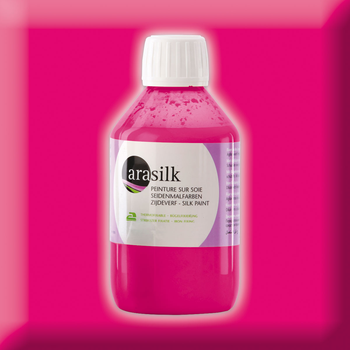 Arasilk 250ml Magenta/magenta