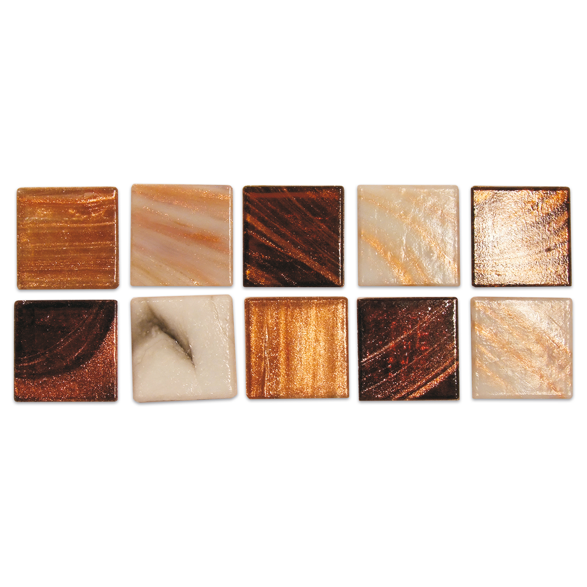 Glasmosaik Joy Deluxe 20x20x4mm 200g terra mix Glasmosaik Joy Deluxe 20x20x4mm 200g terra mix