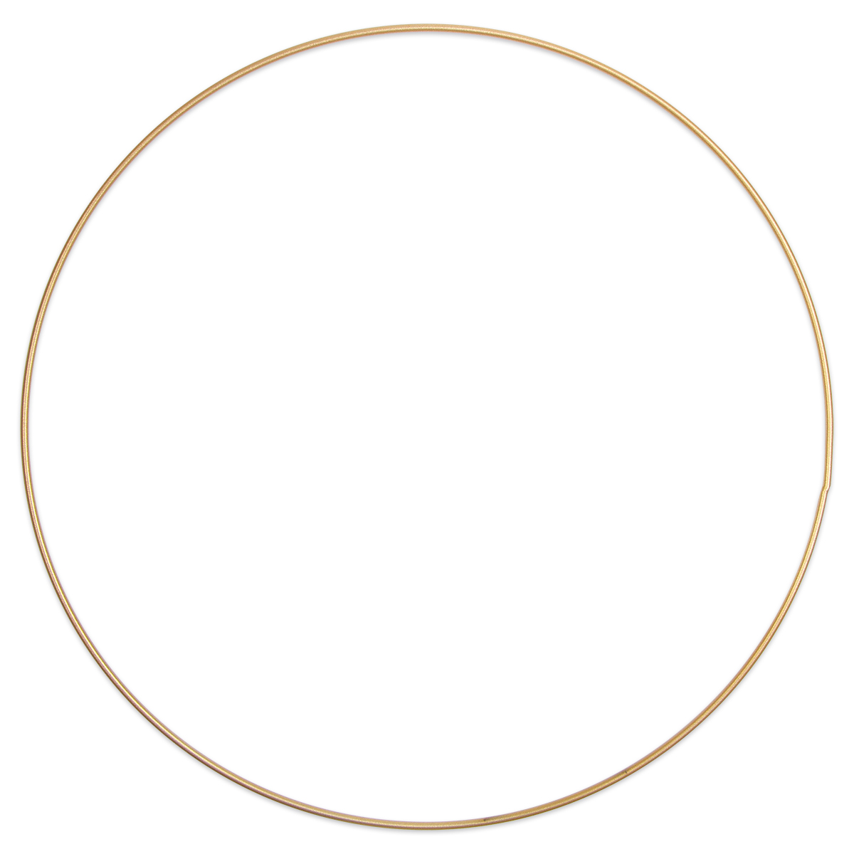 Metallring Ø 30cm ca. 3mm goldfarben beschichtet Metallring Ø 30cm ca. 3mm goldfarben beschichtet