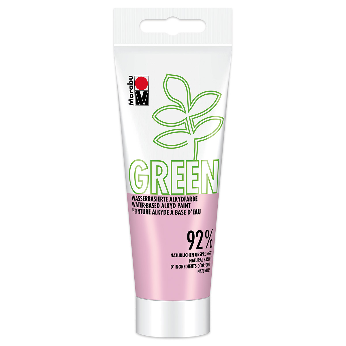 Green Wasserbasierte Alkydfarbe 100ml pastellrosa