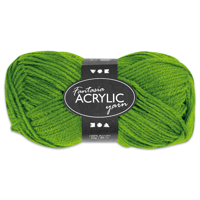 Fantasia Acryl-Wolle 50g hellgrün
