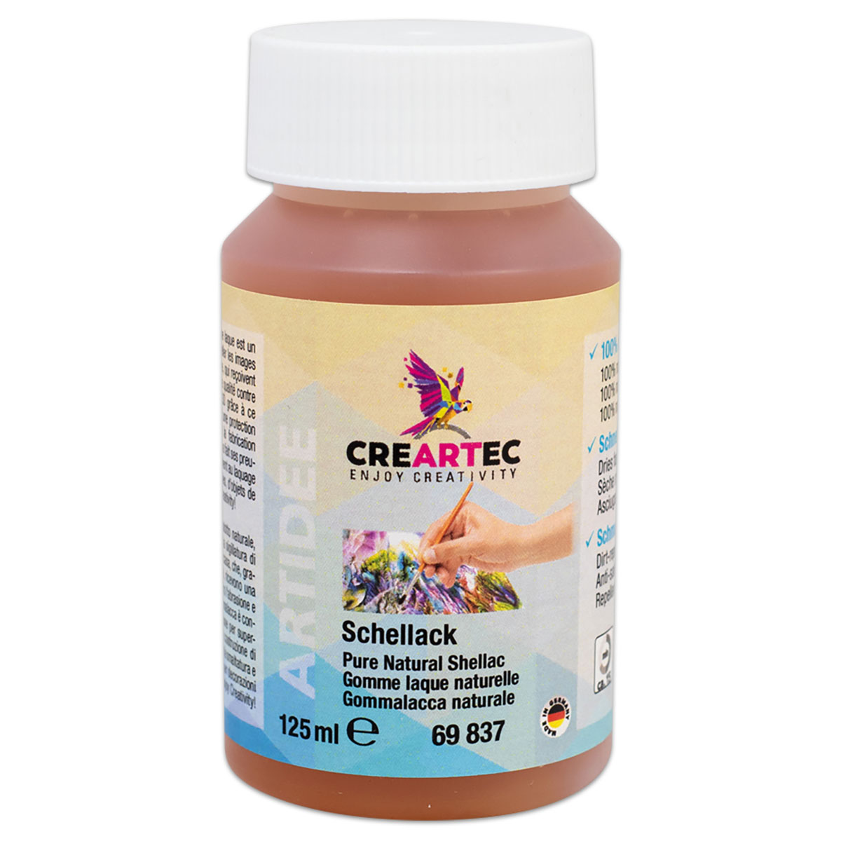 Schellack naturrein 125ml