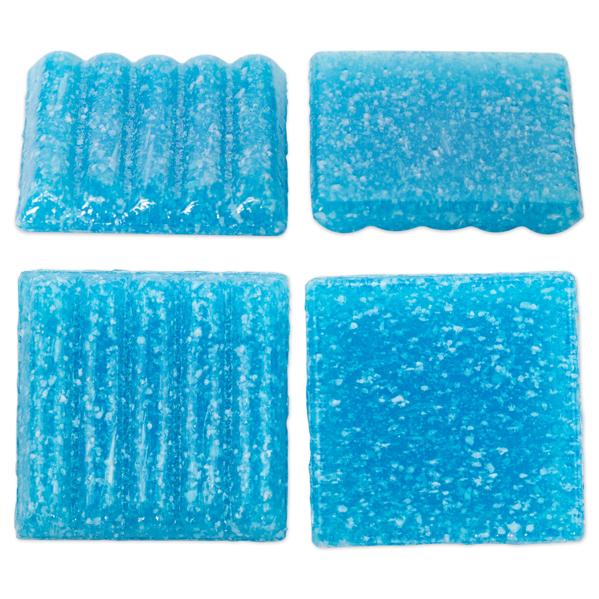 Glasmosaik Joy 10x10x4mm 1kg azurblau Glasmosaik Joy 10x10x4mm 1kg azurblau