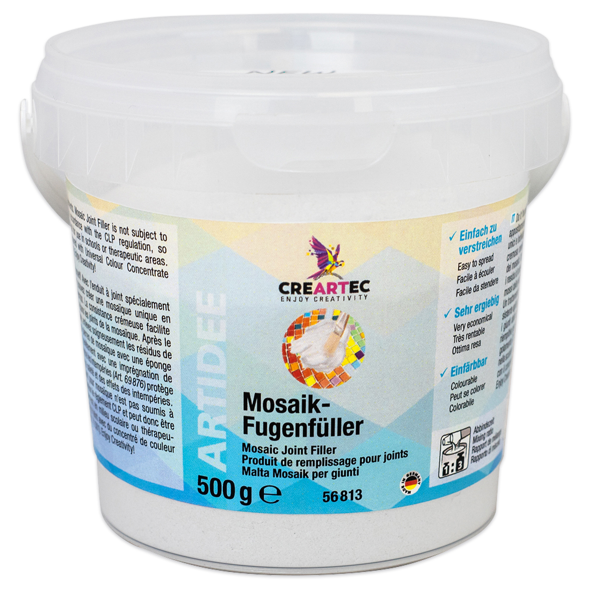 Mosaik-Fugenfüller wetterfest 500g weiß