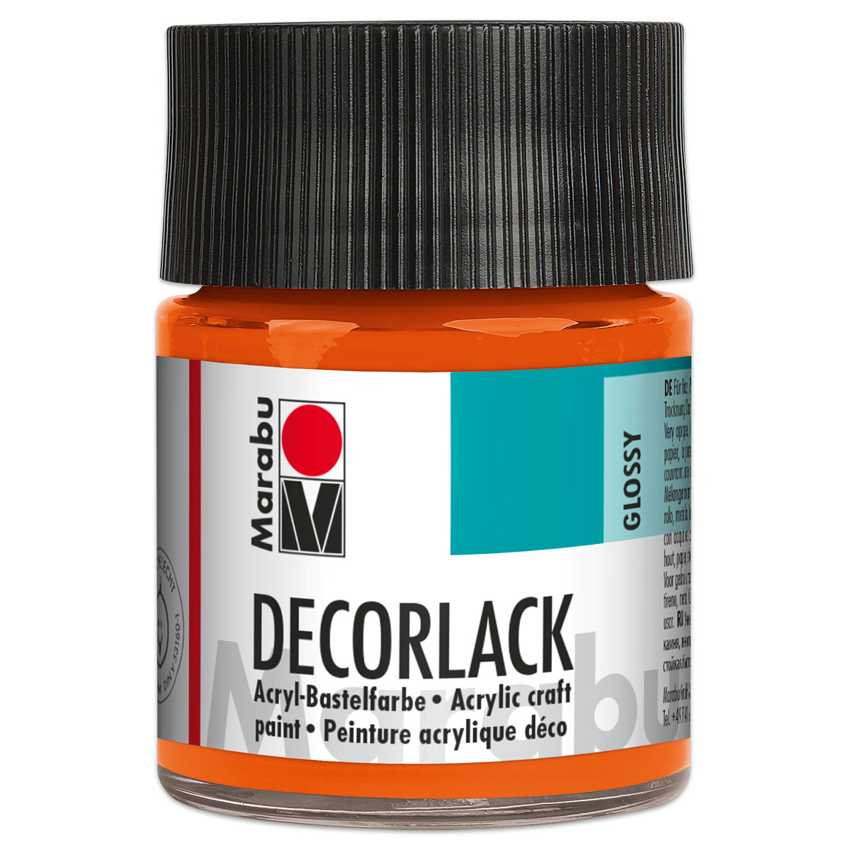Decorlack Acryl glänzend 50ml orange
