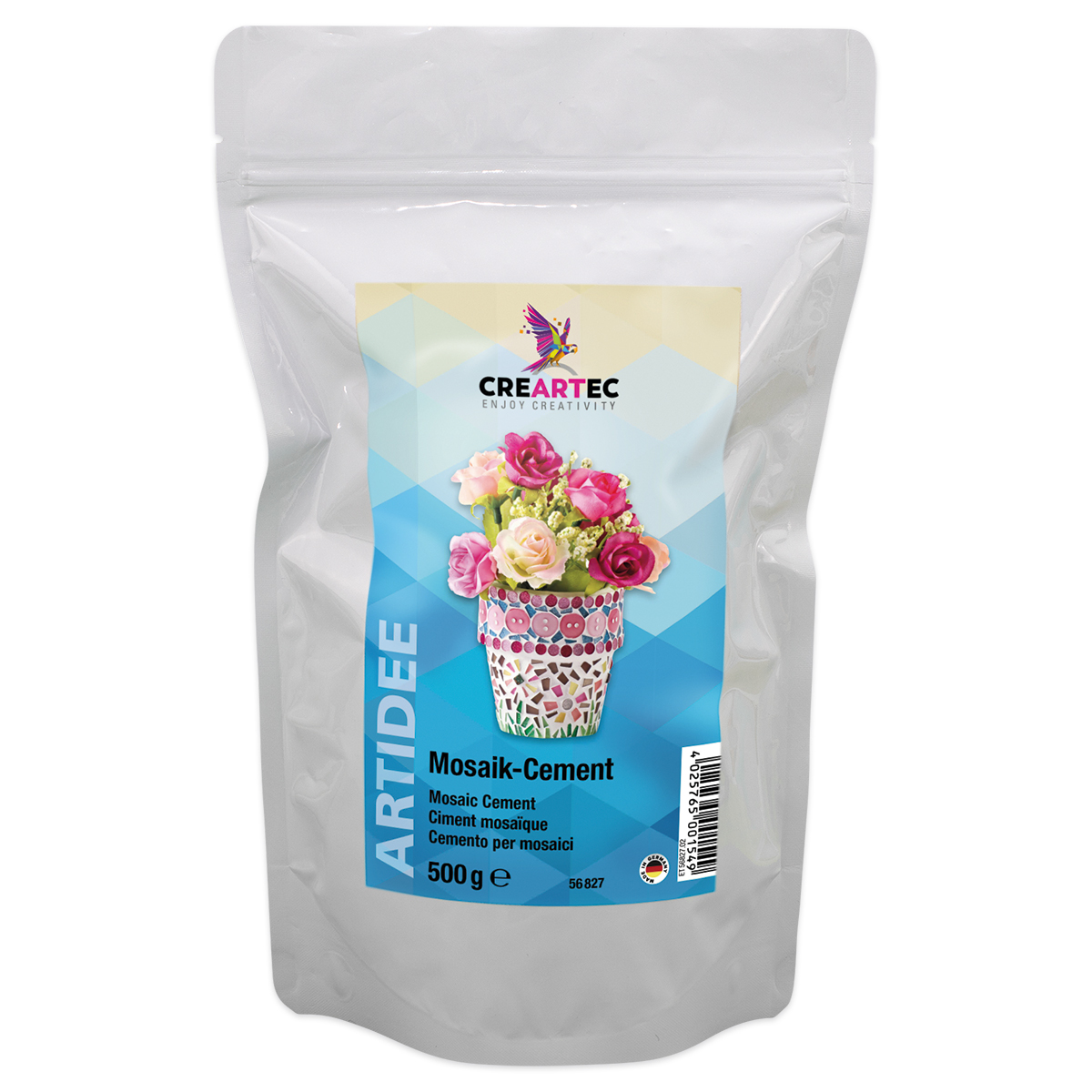 Mosaik-Cement 500g weiß