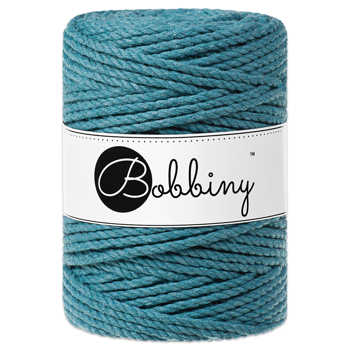 Bobbiny 3PLY Makramee-Kordel Ø 5mm teal