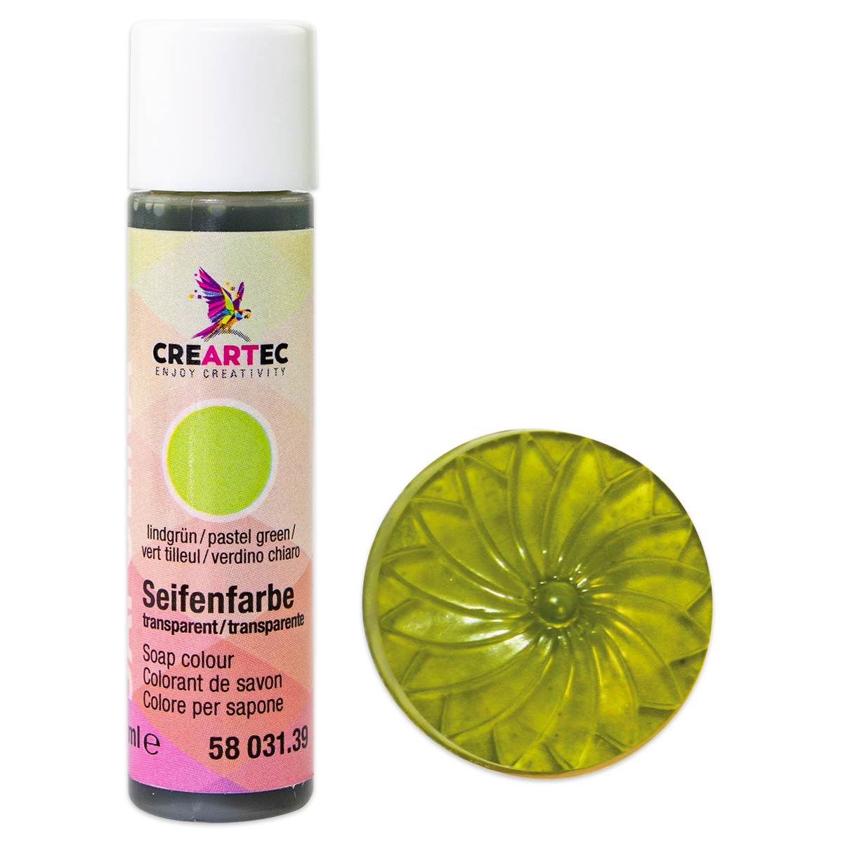 526583139RxBAjnk9mILvX Sapolina Seifenfarbe 10ml transparent lindgrün