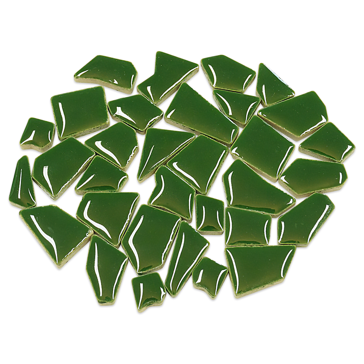 Flip-Keramik Mini 500g moosgrün