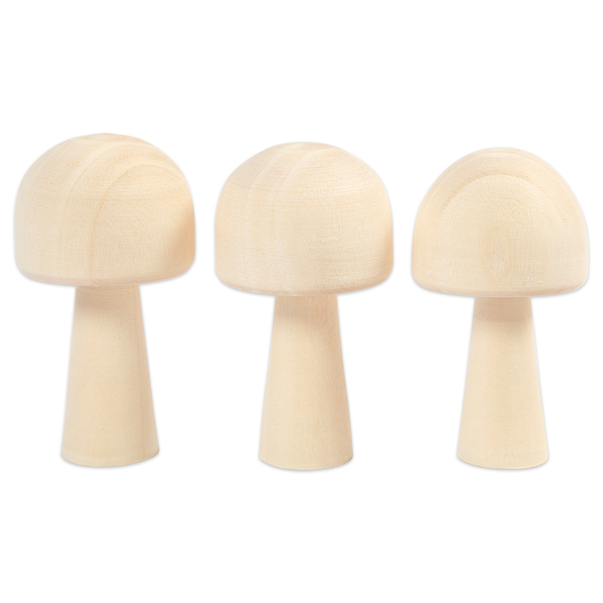 Pilze Birkenholz ca. 5,2x2,9cm 3 St.