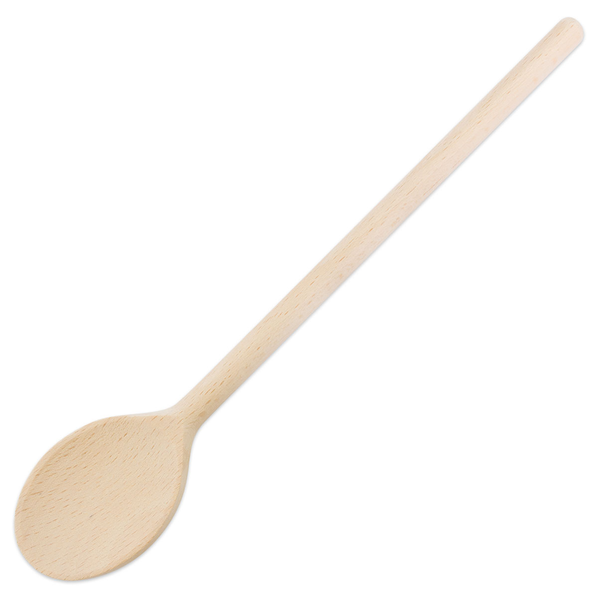 Kochlöffel oval Hartholz 25cm natur