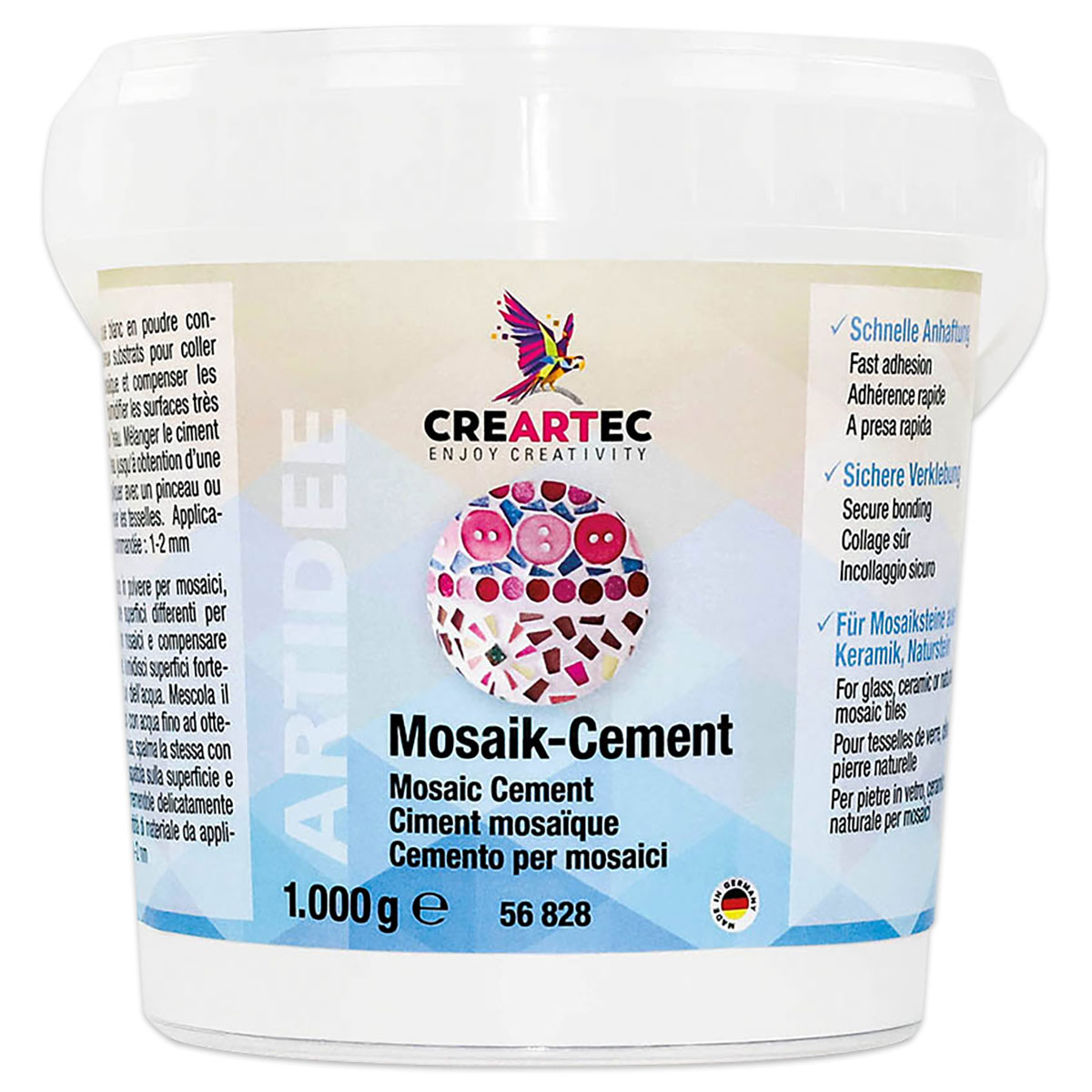 52656828ERQtHyMNg98bm Mosaik-Cement 1.000g weiß