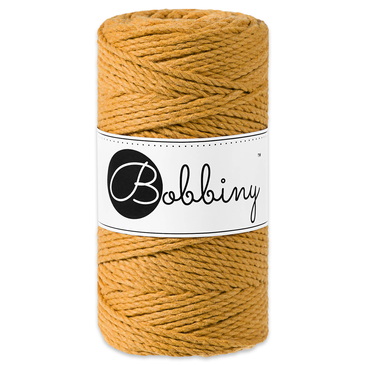 Bobbiny 3PLY Makramee-Kordel Ø 3mm mustard