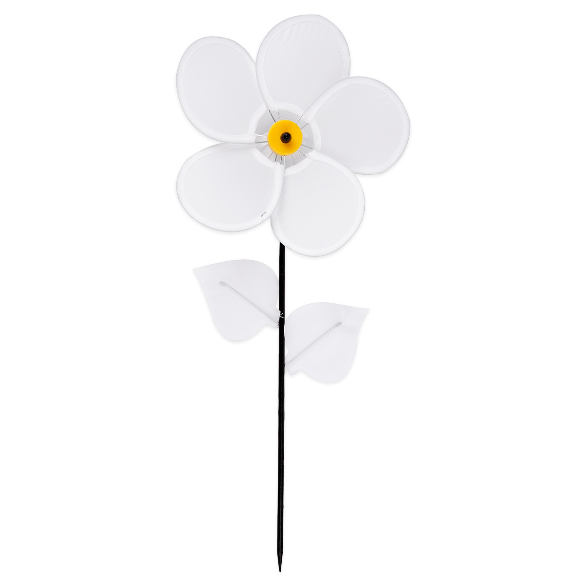 Blumen-Windrad 20cm weiß