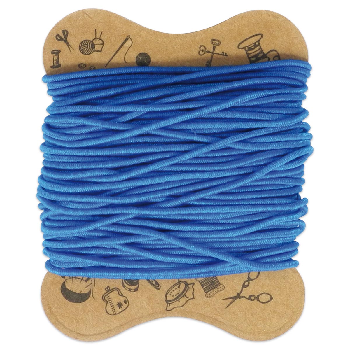 elastische Kordel 0,8mm 10m blau