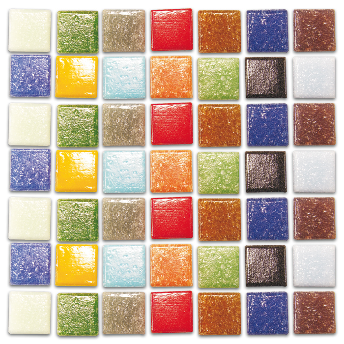 Glasmosaik Joy 20x20x4mm 200g harlekin mix Glasmosaik Joy 20x20x4mm 200g harlekin mix