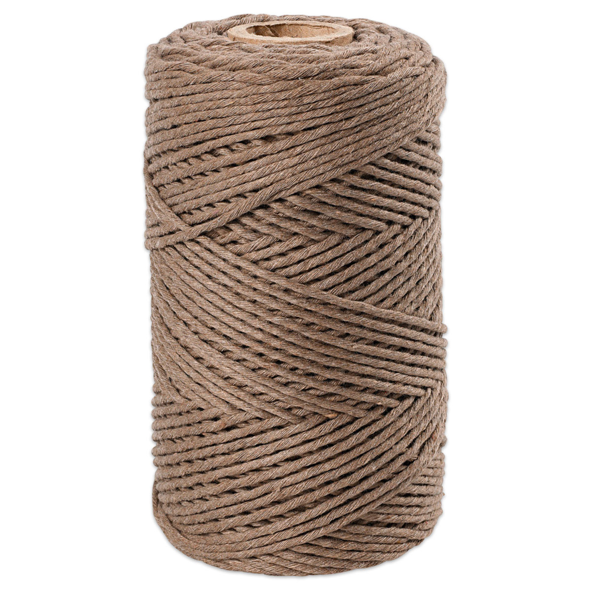 Makrameegarn Ø 2mm 330g hellbraun